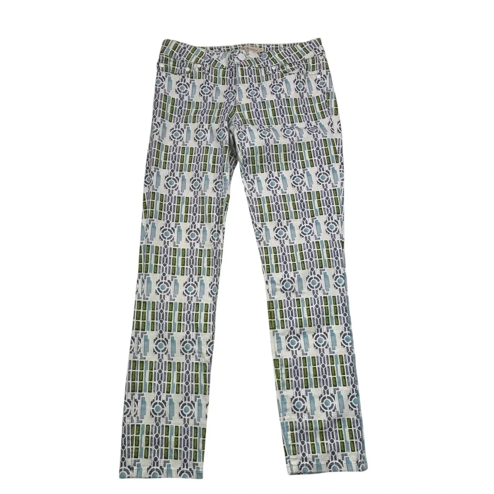 Tory Burch Printed Women's Size 28 Geometric Pattern Skinny‎ Jeans 27